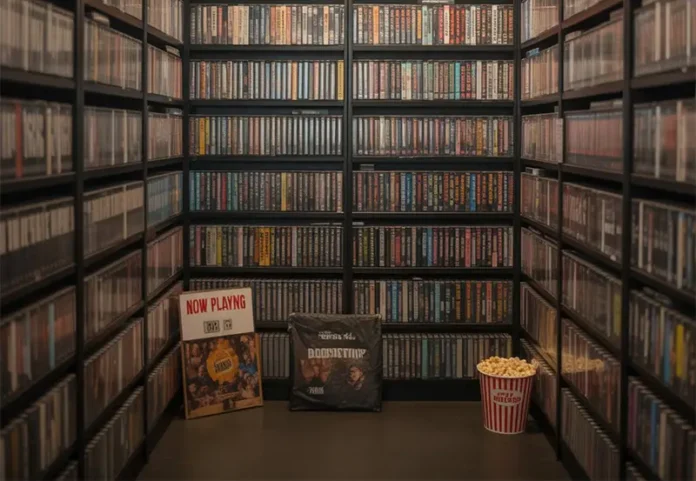 Blockbuster-Style Shelves