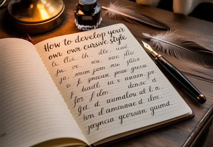 how to develop your own cursive style​