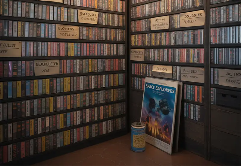 Build Your Own Blockbuster-Style Shelves